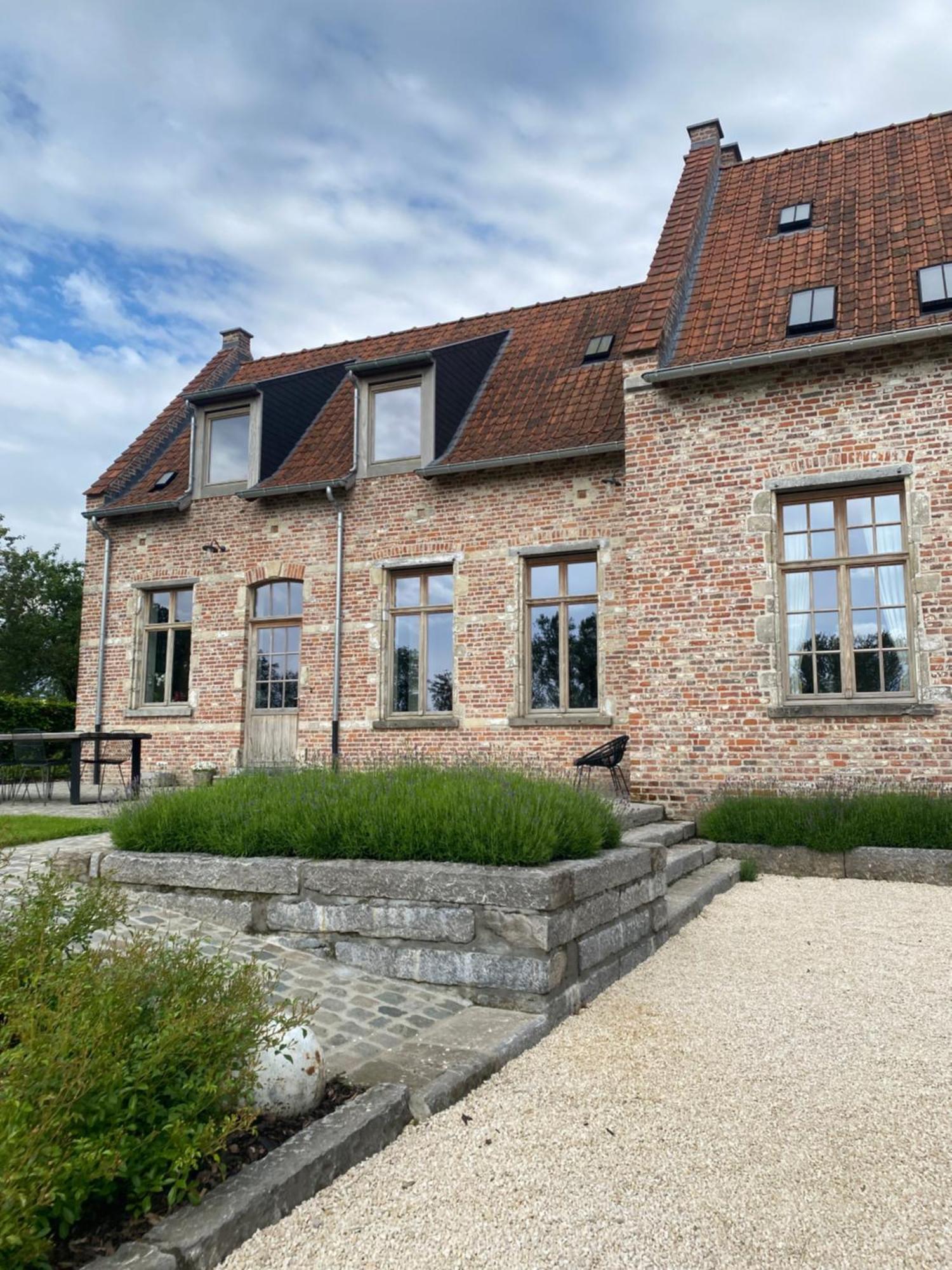 Huize Potaerde, stijlvol landhuis nabij Brussel voor 8 personen Villa Merchtem Buitenkant foto